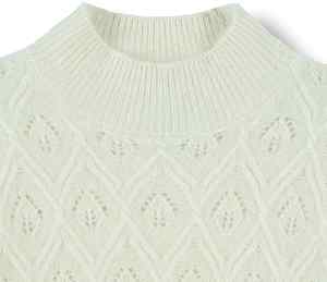 2025 personalizzato OEM & ODM da <span class=keywords><strong>donna</strong></span> t autunno inverno Pullover con motivo diamantato maglia girocollo Casual a maniche lunghe maglione morbido - Product Image 4