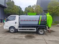 Camion à ordures compacteur 5m³ de marque renommée 4x2 avec conduite à gauche pour la collecte des déchets extérieurs