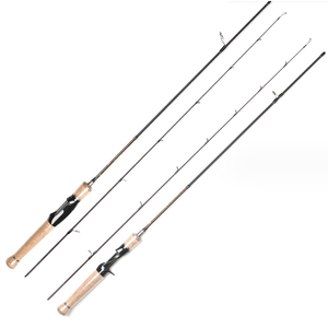 Caña de pescar de fibra de vidrio de fundición giratoria de 2 secciones - Product Image 2
