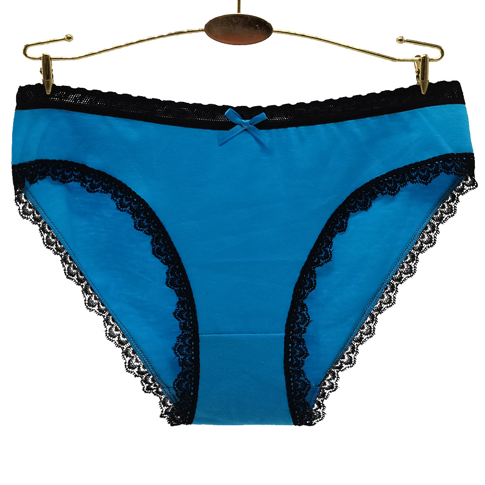 Оптовая продажа, однотонное нижнее белье, дышащие удобные женские трусики, женские трусики