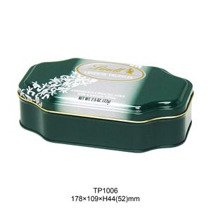 JH กล่องดีบุกเก็บทอฟฟี่ช็อคโกแลตแฟนซีแฟชั่นใหม่สำหรับเก็บเคี้ยวหมากฝรั่งขนมปังแซนวิชแฮมเบอร์เกอร์บะหมี่อาหารเด็ก - Product Image 2