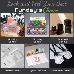 Funday เทียนเจลลี่ฟองโซดาอบเชยอบเชยดอกไม้แห้งไวน์แดงสำหรับเทศกาลคริสต์มาสปีใหม่วันขอบคุณพระเจ้าวันพ่อ - Product Image 6