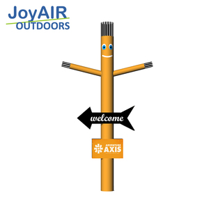 Outdoor Commerciële Aangepaste Band Met Oranje Smile Baby Stijl Buis <span class=keywords><strong>Man</strong></span> Opblaasbare Reclame Lucht Danser - Product Image 2