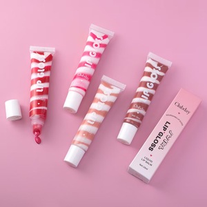 Vente en gros <span class=keywords><strong>de</strong></span> gloss à lèvres crème minérale rouge avec <span class=keywords><strong>logo</strong></span> personnalisé, taille standard 18 ml, résistant à l'eau, OEM/ODM, tubes vides pour marque privée - Product Image 3