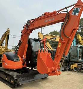 Miniexcavadora Hitachi Zx75 Original de Japón, Excavadora de Orugas de 7.5 Toneladas, Pocas Horas de Uso, Gran Potencia de Excavación, Motor, Caja de Cambios, Bomba, PLC, CE - Product Image 2