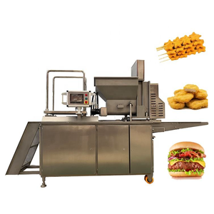 Nueva condición automática de nuggets de pollo y hamburguesas máquina formadora de diferentes formas 7.5kw 200-400 kg/h - Product Image 1