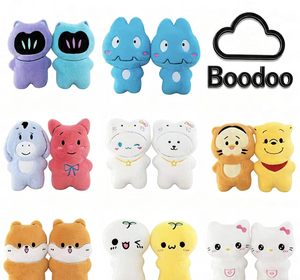 Peluche a forma di cane fragola anime super morbido da 8 pollici con imbottitura in cotone PP per bambini, antistress, per macchine a griffa - Product Image 3