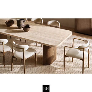 Table à manger extensible RHMAKER RH Furniture Factory, style américain, en bois massif, ensemble de meubles de salle à manger sur mesure pour villa - Product Image 5