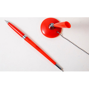 Multi-color Plastic Table Ballpoint <b>Pen</b> Wholesale Hotel Bank Fixed Desk Printable Logo Customized for Advertising Signature - Product Image 6