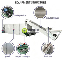 Continue droogmachine voor gedroogd fruit met gaasband, abrikozen droogmachine, gedroogde abrikozen gaasbanddroger