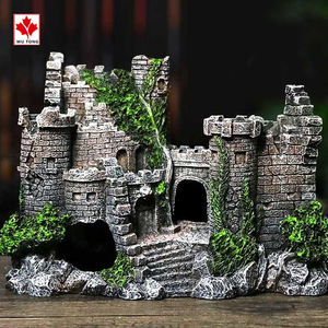 الأكثر مبيعًا راتينج أواني صخرية نموذج مصغر لحوض السمك ديكورات منحوتات قلعة للهدايا التذكارية - Product Image 4