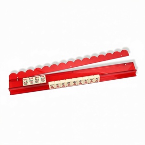 Soportes de Mahjong de Acrílico con Diseño de Concha de Tortuga, Empujadores Magnéticos con Forma de Concha, Soporte para Fichas de Jade Transparente - Product Image 6