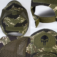 Gorra deportiva Gorra de béisbol Camuflaje Caza Senderismo Escalada Protección solar Calavera Personalizado Transpirable Poliéster al aire libre Unisex Senya