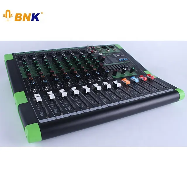 New design professional power dj music mixer mixing console for sale PMX-08FX(pure)