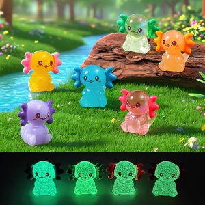 Mini figurines d'animaux en résine Axolotl, breloques décoratives pour jardin féerique, paysage, aquarium, maison de poupée - Product Image 1