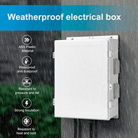 Boîtier de jonction électrique extérieur étanche IP55/67 Namunanee en ABS, panneau de commande électrique pour projets électroniques