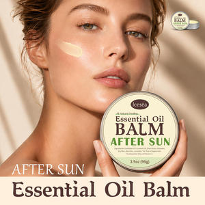 Baume réparateur aux huiles essentielles entièrement naturelles Icesea Sun, huiles de tournesol et de noix de coco, beurre de karité, cire de soja, aloe vera - hydratant pour tous types de peau - Product Image 1