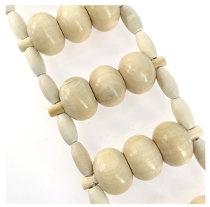 Rodillo de madera para masaje de espalda, cuerda hecha a mano, masajeador de espalda, rodillo, cinturón de masaje de madera, madera para el alivio del dolor muscular linfático corporal - Product Image 4