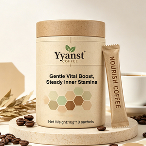 Café Instantáneo Nutritivo, Impulso Vital Suave, Energía Interior Constante, Suplemento Energético Herbal Natural, Extracto de Plantas, Bienestar Masculino, en Frasco - Product Image 3