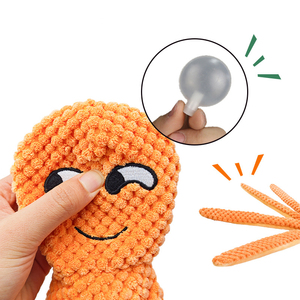 Nuovo giocattolo per cani polpo con carta sonora BB <span class=keywords><strong>squeaker</strong></span> giocattoli di peluche per animali domestici che mastica il morso di animali da pelliccia fornitore