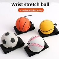 Balle élastique magique en plastique pour le poignet, balle de coordination œil-main à lancer à la main, pour l'entraînement et le fitness en extérieur des seniors