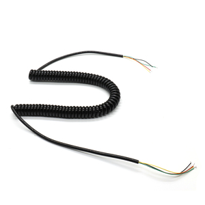 <span class=keywords><strong>Cable</strong></span> espiral de resorte de núcleo múltiple <span class=keywords><strong>Cable</strong></span> en espiral eléctrico de 6 núcleos para maquinaria industrial electrónica - Product Image 3