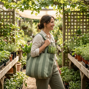 Custom Logo <b>Canvas</b> <b>Tote</b> Bag Large Capacity Eco Friendly Cotton Shoulder Bags For Women Shopping Grocery Casual Travel Handbag - Product Image 2