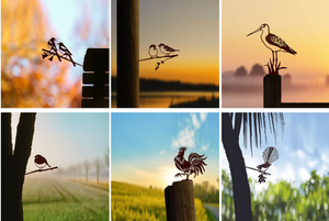 Hotel and Apartment <b>House</b> <b>Number</b> Sign Plates Made of Rusty Steel Metal for Door Signage - Product Image 5