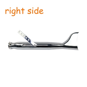 Tubo de escape para motocicleta 38 40 42 45 64mm, silenciador vintage Bassani Fishtail para <span class=keywords><strong>Triumph</strong></span> Pit <span class=keywords><strong>Bike</strong></span> Escape Moto Izquierdo Derecho - Product Image 4