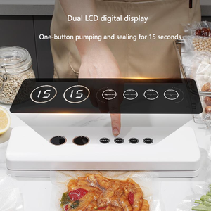 Machine de mise sous vide alimentaire portable sans fil rechargeable par USB, étanche, avec double écran numérique, pour usage domestique - Product Image 3