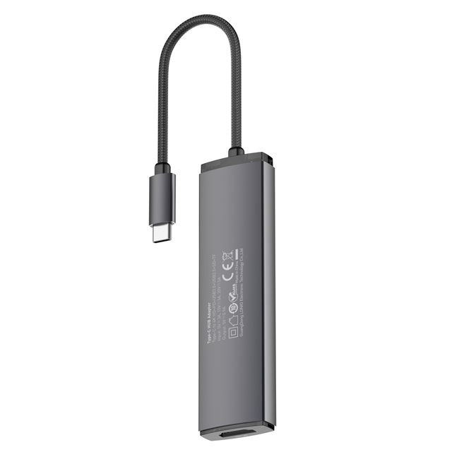 LDNIO DS-56H PD3.0 USB2.0 USB-C Multi-function Docking Station PD100W Type-C SD TF Data Port