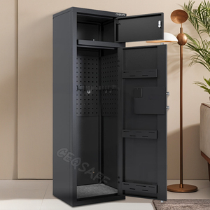 CEQSAFE Waffenschrank mit Elektronischem Zahlenschloss und Schlüssel, Großer Tresor im Möbeldesign für Zuhause oder das Büro - Product Image 5