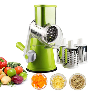 Uso <span class=keywords><strong>en</strong></span> el hogar Mini Manual <span class=keywords><strong>ronda</strong></span> mandolina Slicer de Rotary rallador de queso de nueces vegetales patata - Product Image 2