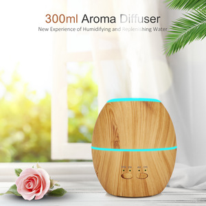 Humidificador ultrasónico de grano de madera YX-067, 300ml, alimentado por USB con temporizador para uso en el hogar, oficina, dormitorio y escritorio - Product Image 3