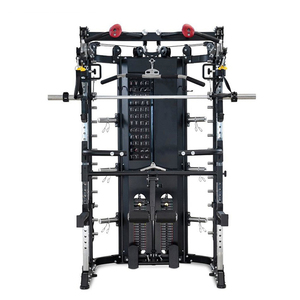 Rack de musculation multifonction OEM tout-en-un pour salle de sport commerciale, avec machine Smith et barre de squat, avec support, Rack de squat OEM - Product Image 1