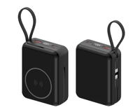 Chargeur sans fil magnétique Qi2.0 20000mAh, charge rapide PD 22.5W, batterie externe avec écran LCD, V0 ignifuge, avec câble Type C intégré, OEM