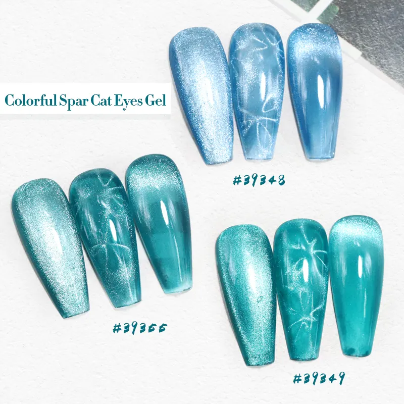 Private Label Doorweekt Gel Uv Polish Uv Gel Nail Leverancier Kleurrijke Spar Cat Eyes Gel Set 36 Kleuren