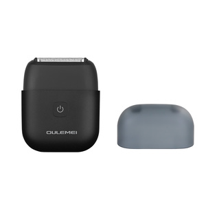 Afeitadora Rotativa Eléctrica Portátil Inteligente Mini Profesional y Práctica OULEMEL, Afeitadora Rotativa Recargable para Hombre con Doble Cuchilla Resistente al Agua - Product Image 1