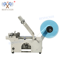 Machine d'étiquetage de bouteilles rondes semi-automatique à haute efficacité MT-50