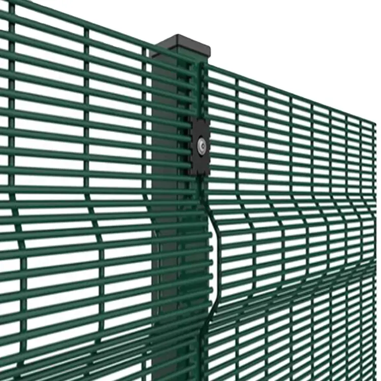Factory Heavy Gauge Small Hole Welded Wire Mesh Fence High Security 358 security fenc anti climb wire mesh fence