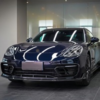 Spoiler avant en fibre de carbone sèche de style PK de haute qualité, diffuseur avant adapté aux Porsche 971.2 Panamera GTS Turbo S 21-23