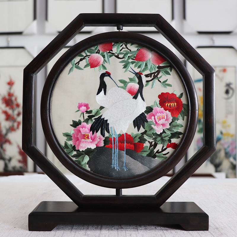 Pine, Crane and Peony