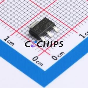 วงจรรวม AMS1117-1.5ใหม่ดั้งเดิม (MS) SOT-223ชิป IC PMIC Regulator (LDO) - Product Image 1