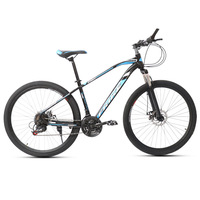 Vente en gros d'usine Vélo de montagne en acier au carbone de 27,5 pouces Vélo de montagne tout-terrain à suspension à double frein à disque de taille adulte de 29 pouces