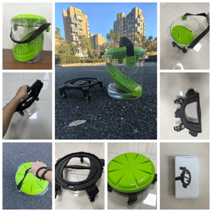 ถังพลาสติกพร้อมตาข่ายกรองทรายและฐานล้อสำหรับงานดูแลรักษารถยนต์ - Product Image 6