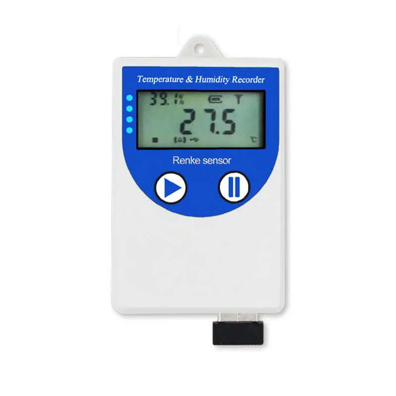 Kleine Draadloze Usb Temp Vochtigheid Recorder Multi Gebruik Temperatuur Data Logger