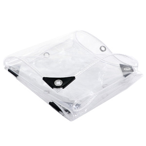 Bâche de <span class=keywords><strong>pergola</strong></span> extérieure rétractable manuelle en PVC transparent et imperméable, rideau de protection contre la pluie pour balcon, fenêtres et auvent de véranda - Product Image 6