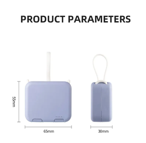 Mini banco de energía portátil de 4000mAh <span class=keywords><strong>con</strong></span> salida de Puerto USB tipo C y soporte para teléfono batería <span class=keywords><strong>externa</strong></span> <span class=keywords><strong>con</strong></span> <span class=keywords><strong>enchufe</strong></span> - Product Image 6