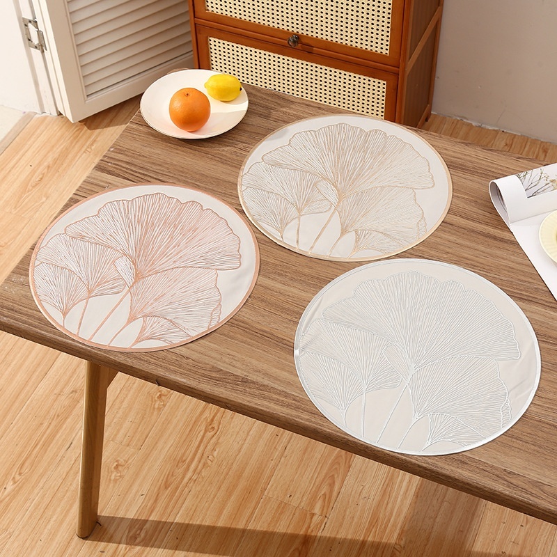 Lot De 4 Sets De Table Décoratifs En Pvc Creux Résistant À La Chaleur