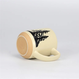 Tazas de café de gres con asa <span class=keywords><strong>grande</strong></span>, gran capacidad, serigrafía bajo esmalte, diseño navideño, populares - Product Image 3